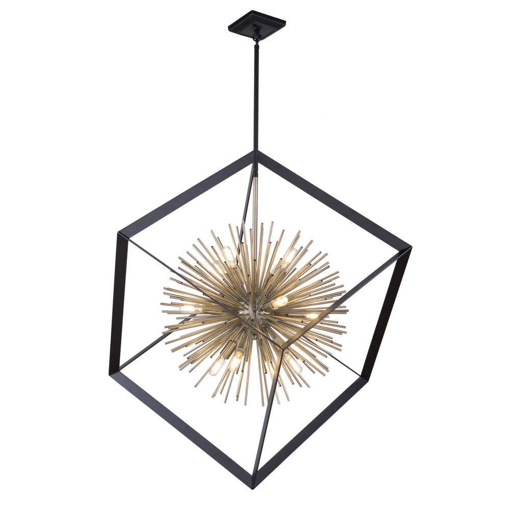 Sunburst  12-Light Chandelier