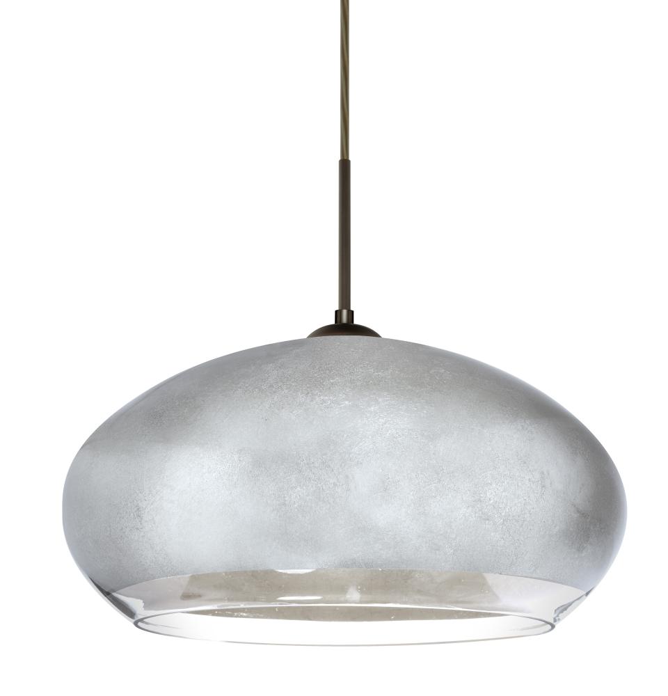 Besa Brio 14 Pendant Bronze Silver Foil 1x75W Medium Base