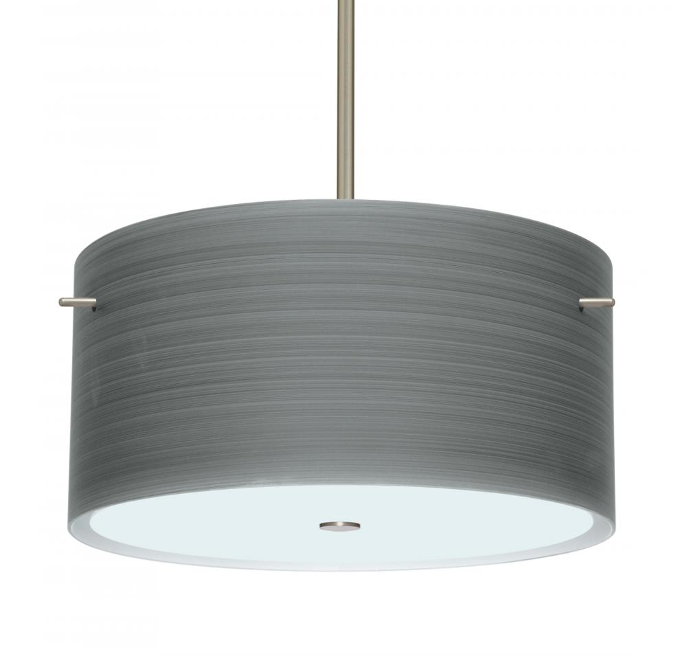 Besa Tamburo 16 Pendant Titan Satin Nickel 3x11W LED