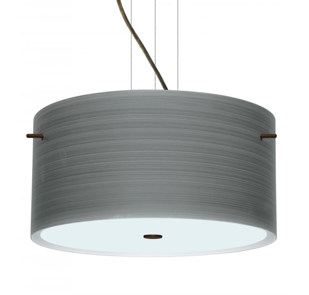 Besa Tamburo 16 Pendant Titan Bronze 3x11W LED