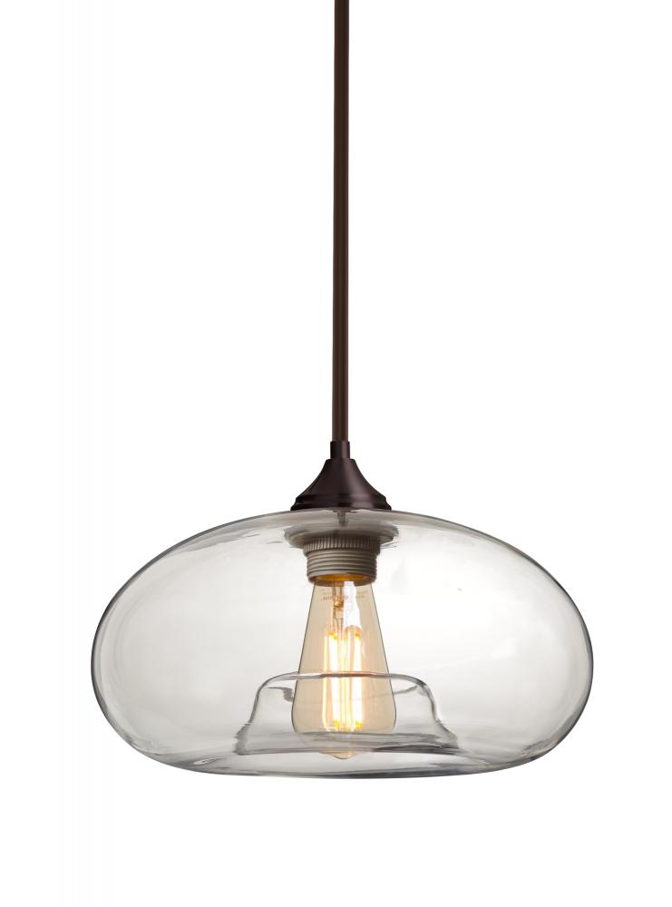 Besa Stem Pendant Bana Bronze Clear 1x4W LED Filament