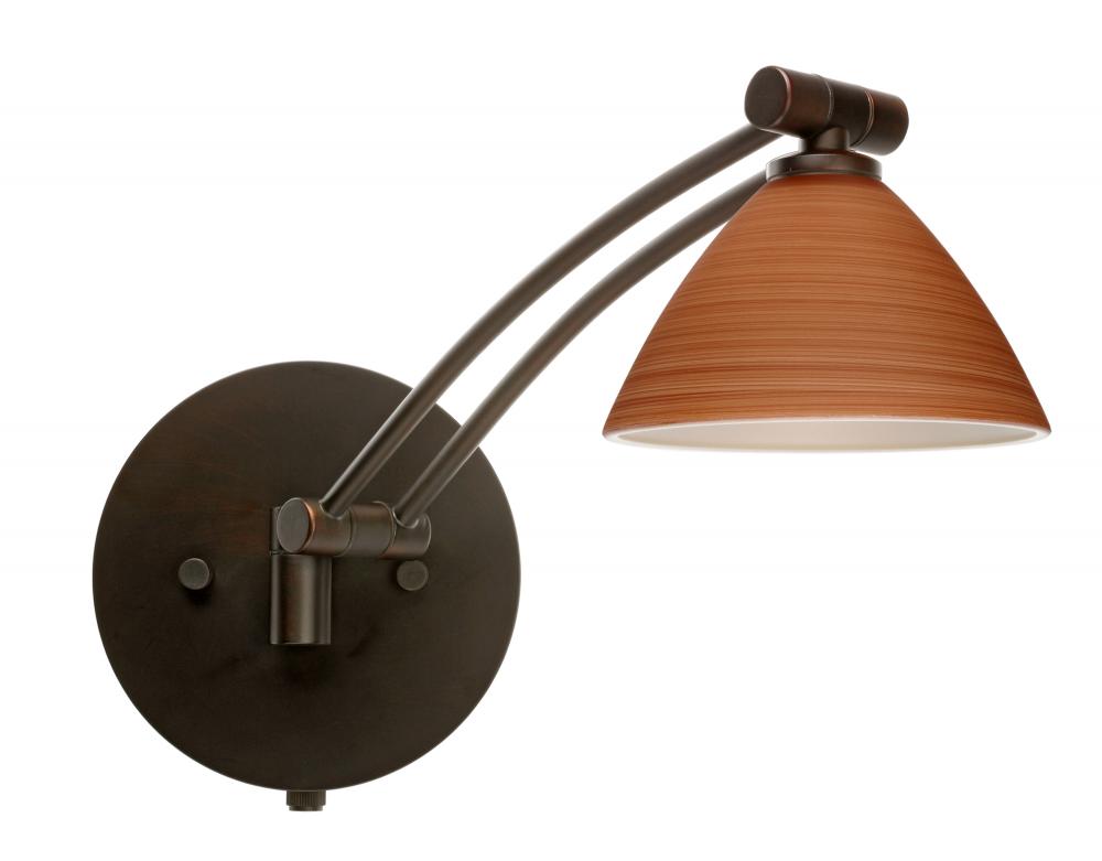 Besa Wall Domi Bronze Cherry 1x50W Halogen Gy6.35