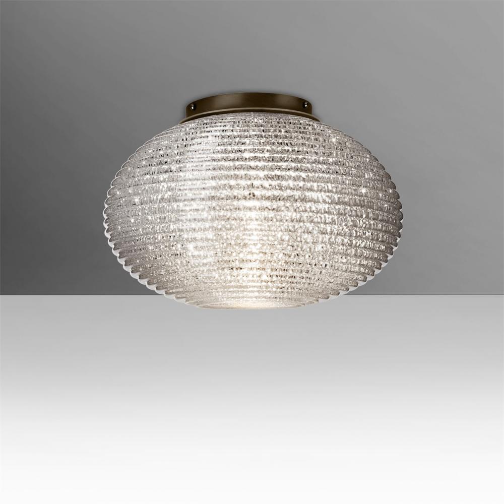 Besa, Pape 10 Ceiling, Glitter, Bronze Finish, 1x100W E26 Base