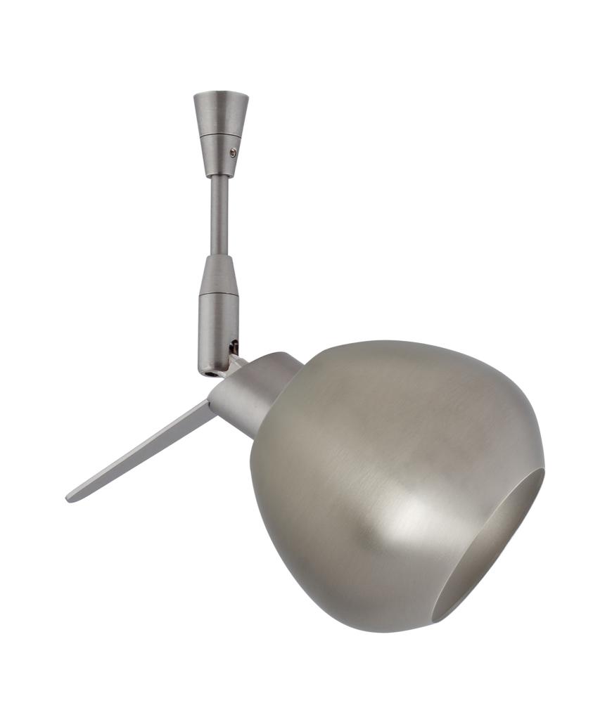 Besa Mojo Spotlight With 12" Stem Metal Satin Nickel 1x50W Halogen Mr16