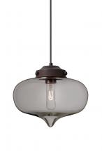 Besa Lighting 1JC-MIRASM-BR - Besa Mira Pendant Bronze Smoke 1x60W T10