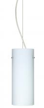 Besa Lighting 1KX-412307-LED-SN - Besa Stilo 10 LED Cable Pendant Opal Matte Satin Nickel 1x9W LED