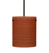 Besa Lighting 1TT-4006CH-LED-BR - Besa Tamburo 8 Pendant Cherry Bronze 1x11W LED