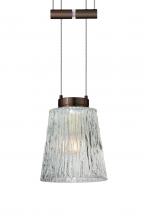 Besa Lighting 1XA-512500-BR - Besa Pendant Nico 4 Bronze Clear Stone 1x35W Halogen