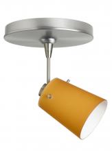 Besa Lighting 1SP-511880-SN - Besa Spotlight Tammi 3 Satin Nickel Amber Matte 1x50W Halogen Mr16