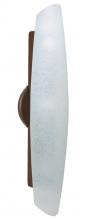 Besa Lighting 2729ST-LED-BR - Besa Wall Aero 21 Bronze Stucco 2x5W LED