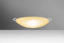 Besa Lighting 8417GD-LED-SN - Besa Ceiling Sonya 13 Satin Nickel Gold Glitter 1x11W LED