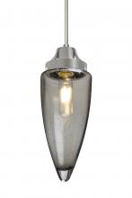 Besa Lighting J-SULUSM-EDIL-SN - Besa, Sulu Cord Pendant For Multiport Canopy, Smoke Bubble, Satin Nickel Finish, 1x4W