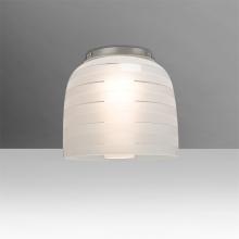 Besa Lighting MITZI7FRC-SN - Besa Mitzi 7 Ceiling, Frost, Satin Nickel, 1x60W E26 Base