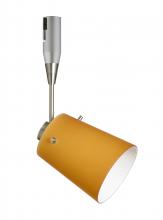 Besa Lighting RSP-511880-12-SN - Besa Spotlight With 12" Stem Tammi 3 Satin Nickel Amber Matte 1x50W Halogen Mr16