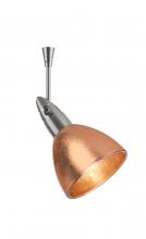 Besa Lighting SP-1758CF-12-SN - Besa Spotlight With 12" Stem Divi Satin Nickel Copper Foil 1x50W Halogen Mr16