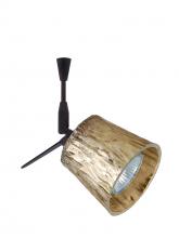 Besa Lighting SP-5145GF-12-BR - Besa Spotlight With 12" Stem Nico 3 Bronze Stone Gold Foil 1x50W Halogen Mr16