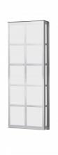 Besa Lighting BREE26-WA-BA - Besa Outdoor Bree 26 Brushed Aluminum White Acrylic 3x60W B10