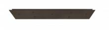 Besa Lighting T27V-BR - Besa 7-Light Bar 12V Multiport Canopy, Bronze