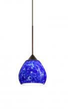 Besa Lighting 1XP-560586-BR - Besa Pendant Tay Tay Bronze Blue Cloud 1x50W Halogen