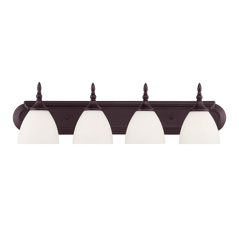 Herndon 4-Light Bathroom Vanity Light in English Bronze