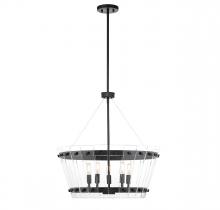 Savoy House 7-8857-5-89 - Ventari 5-Light Pendant in Matte Black