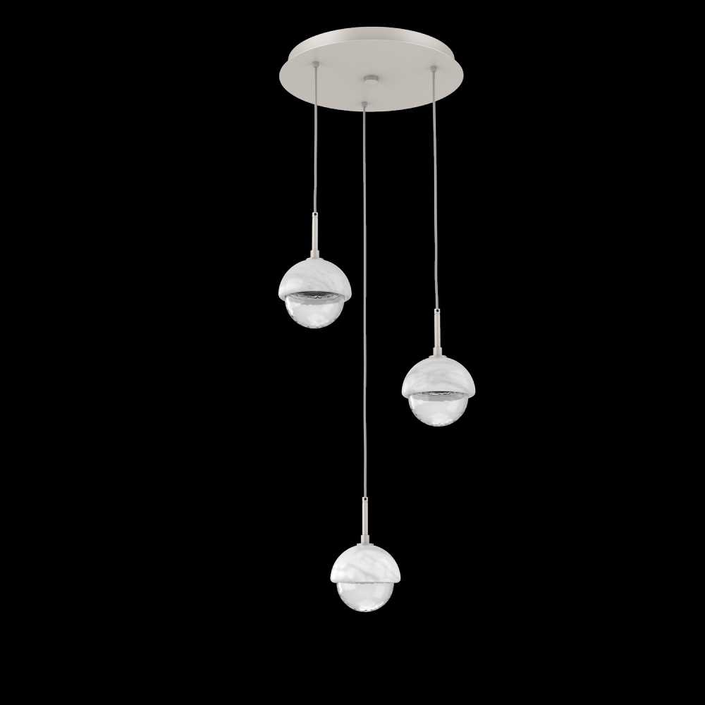 Cabochon Round Pendant Chandelier