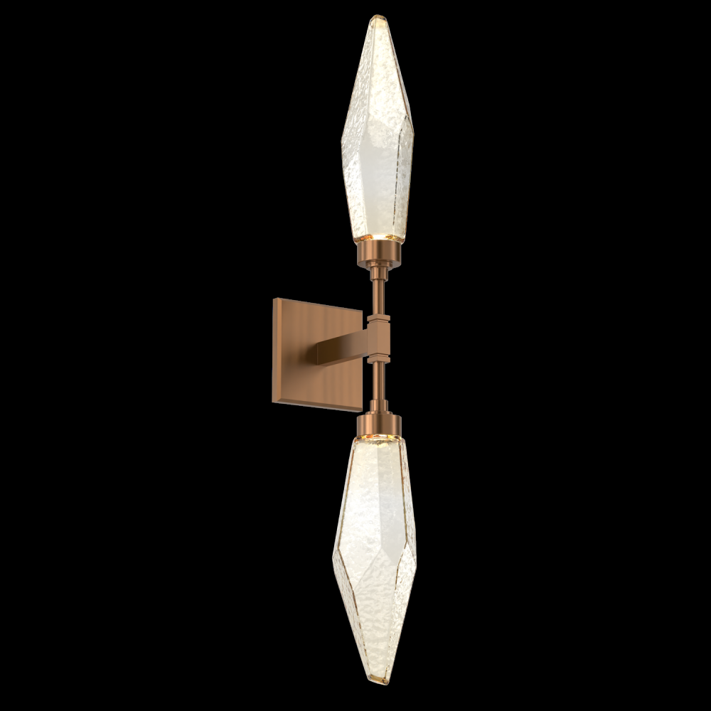 Rock Crystal Double Sconce