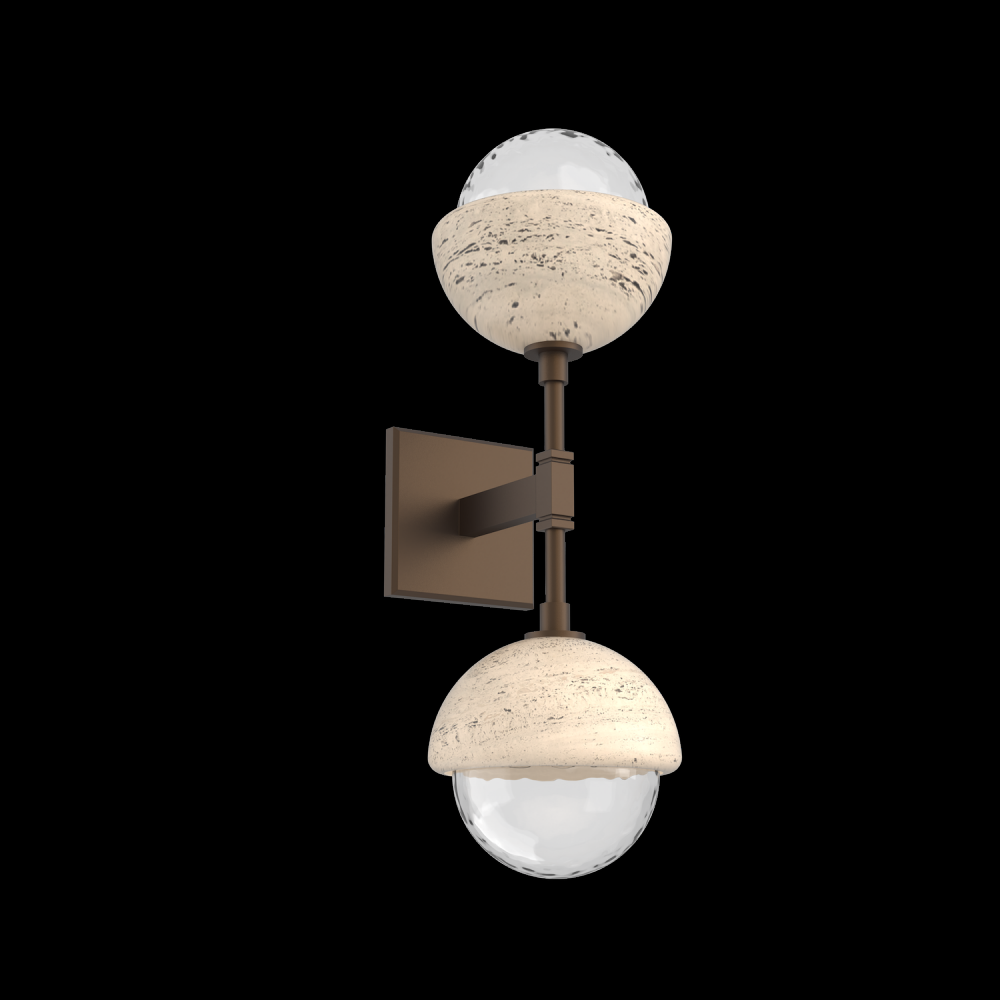 Cabochon Double Sconce