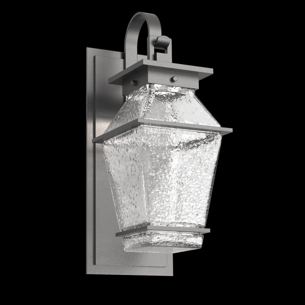 Outdoor Landmark Sconce with Shepherds Hook-02-Argento Grey