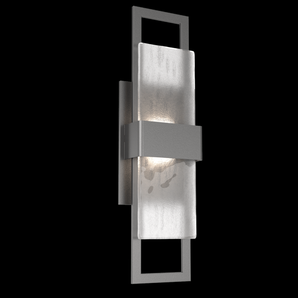 Sasha 20" Sconce-Argento Grey-Frosted Granite