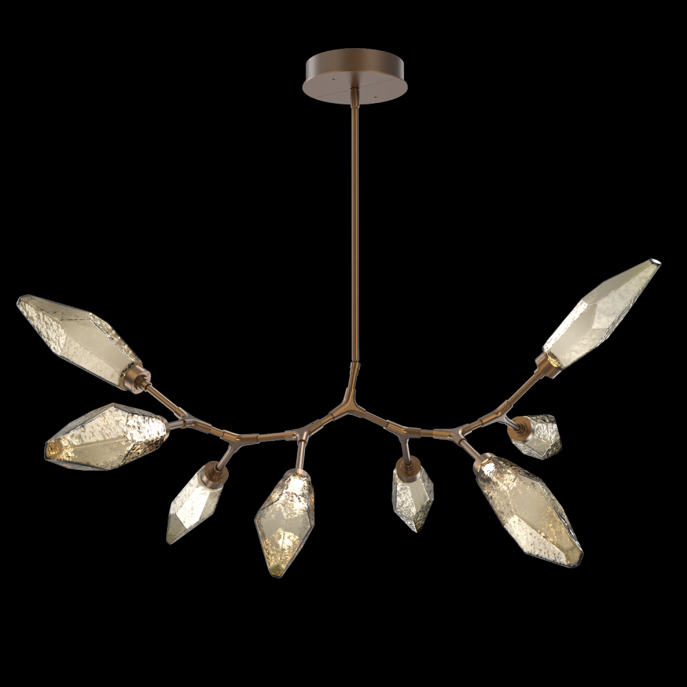 Rock Crystal Modern Branch Chandelier - Quick Ship