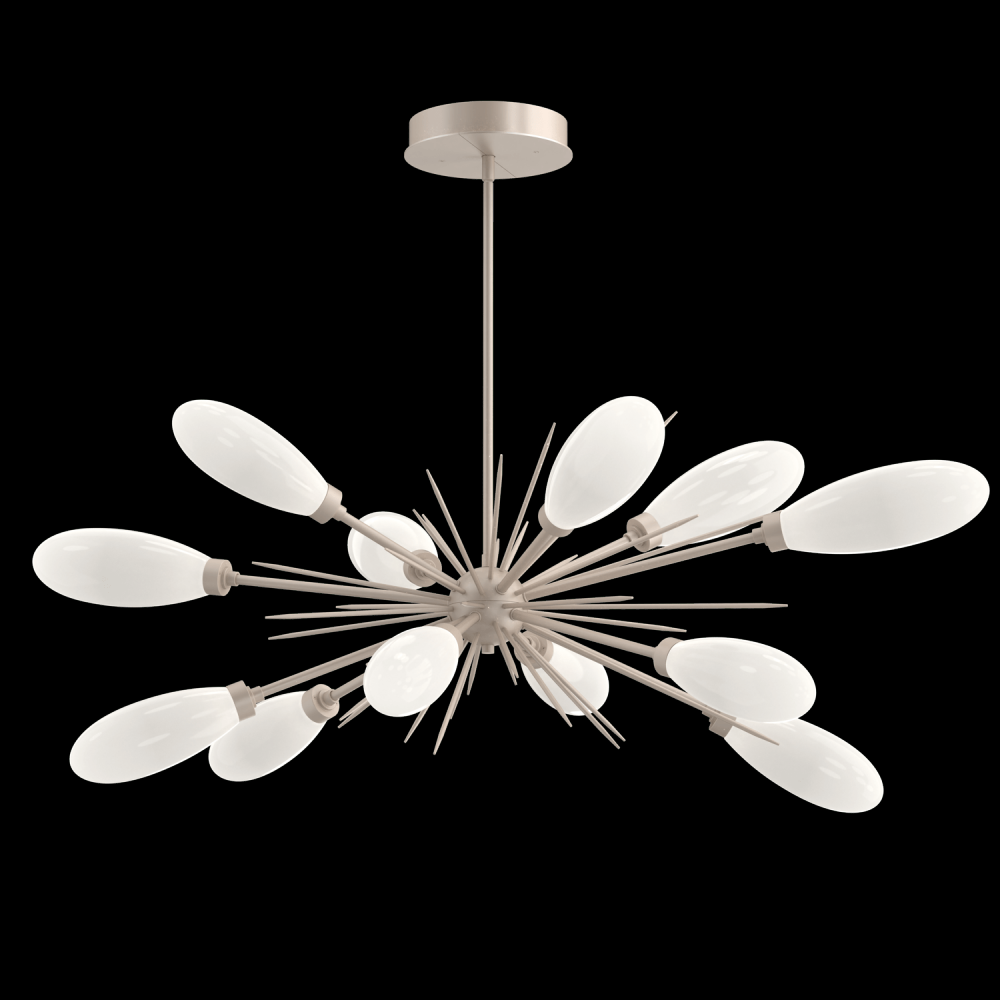 Fiori Oval Starburst Chandelier 50"