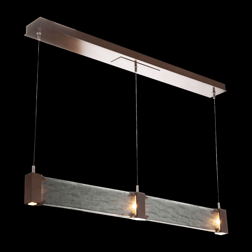 Parallel Linear Suspension-Novel Brass-Granite Glass