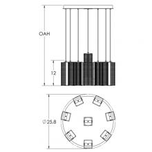 Hammerton CHB0020-08-FB-0-C01-E2 - Downtown Mesh Round Multi-Port-08