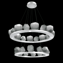 Hammerton CHB0039-2B-CS-S-CA1-L3 - Two Tier Gem Ring Chandelier-2B