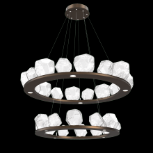 Hammerton CHB0039-2B-FB-C-CA1-L1 - Two Tier Gem Ring Chandelier-2B