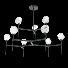 Hammerton CHB0039-55-MB-C-001-L3 - Gem Round Belvedere Chandelier-55-Matte Black