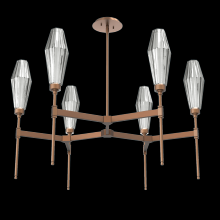 Hammerton CHB0049-37-BB-RS-001-L3 - Aalto Round Belvedere Chandelier-37-Burnished Bronze