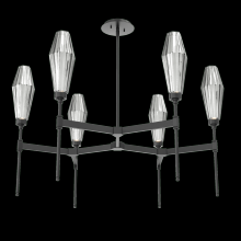 Hammerton CHB0049-37-MB-RS-001-L3 - Aalto Round Belvedere Chandelier-37-Matte Black