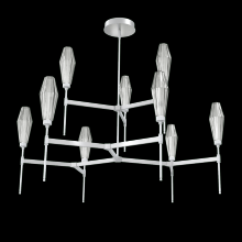 Hammerton CHB0049-54-CS-RS-001-L3 - Aalto Round Belvedere Chandelier-54-Classic Silver