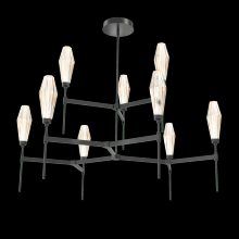 Hammerton CHB0049-54-MB-RA-001-L1 - Aalto Round Chandelier-54-Matte Black