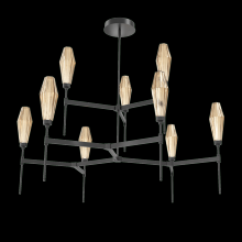 Hammerton CHB0049-54-MB-RB-001-L1 - Aalto Round Chandelier-54-Matte Black