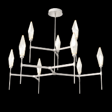 Hammerton CHB0050-54-BS-CB-001-L1 - Rock Crystal Round Chandelier-54-Metallic Beige Silver