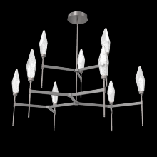 Hammerton CHB0050-54-GP-CC-001-L3 - Rock Crystal Round Belvedere Chandelier-54-Graphite