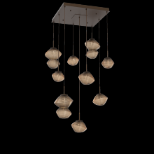 Hammerton CHB0089-09-FB-B-C01-L3 - Mesa Square Pendant Chandelier