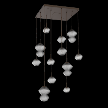 Hammerton CHB0089-12-FB-S-C01-L3 - Mesa Square Pendant Chandelier