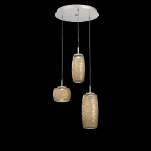 Hammerton CHB0091-03-BS-B-C01-L1 - Vessel Round 3pc Multi-Pendant