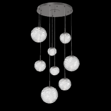 Hammerton CHB0092-08-GP-C-C01-L3 - Gaia Round Pendant Chandelier