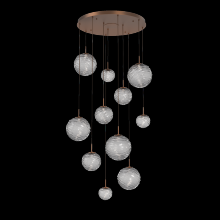 Hammerton CHB0092-11-BB-S-C01-L3 - Gaia Round Pendant Chandelier