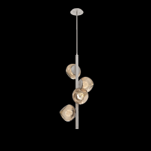 Hammerton CHB0095-T4-BS-ZB-001-L1 - Luna Twisted Vine Chandelier